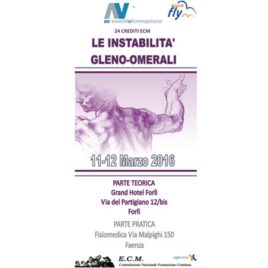 Le instabilità Gleno-Omerali – 11/12 Marzo 2016