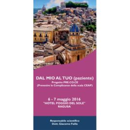 DAL MIO AL TUO (paziente) – Progetto PRE.CO.CE (Prevenire le Complicanze della scala CEAP)