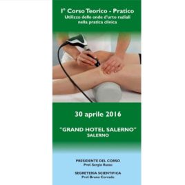 I° Corso Teorico – Pratico – Utilizzo delle onde d’urto radiali nella pratica clinica