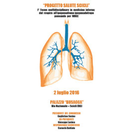 “Progetto Salute Scicli” 1° focus multidisciplinare in medicina interna <br>2 Luglio 2016