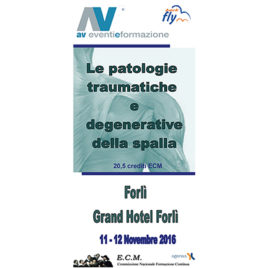 Le patologie traumatiche e degenerative della spalla <br>11-12 Novembre 2016
