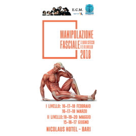 Corso di Manipolazione Fasciale ®: Metodo L. Stecco I° e II° Livello <br>16 Febbraio 2018
