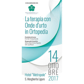 La terapia con onde d’urto in Ortopedia <br>14 ottobre 2017