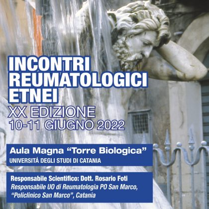 Incontri reumatologici etnei XX Edizione