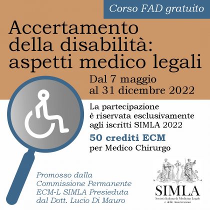 Accertamento delle disabilità: aspetti medico-legali